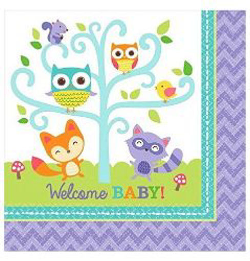 Picture of WOODLAND BABY NAPKINS